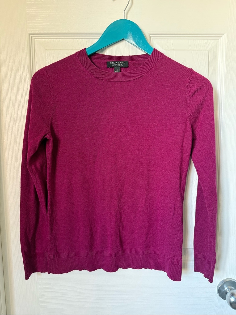 Women’s Banana Republic lightweight knit crew neck CASHMERE & SILK | Size small